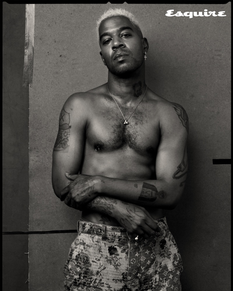 Kid Cudi Shirtless Esquire Photoshoot 2022