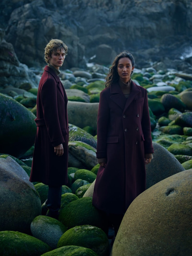 Loro Piana Campaign Fall 2022 Leon Dame Mona Tougaard Model » Leon Dame Reconnects with Nature for Loro Piana Campaign Loro Piana Campaign Fall 2022 Leon Dame Mona Tougaard Model