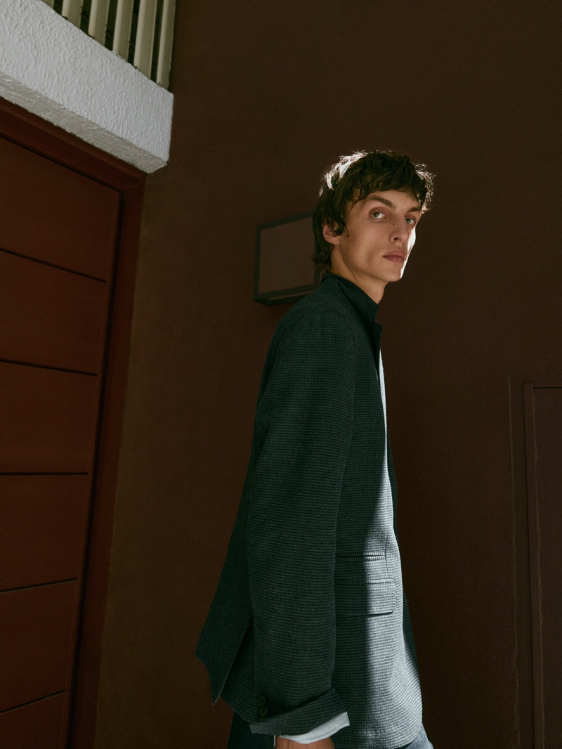 Lucas El Bali Model Massimo Dutti Editorial 2022