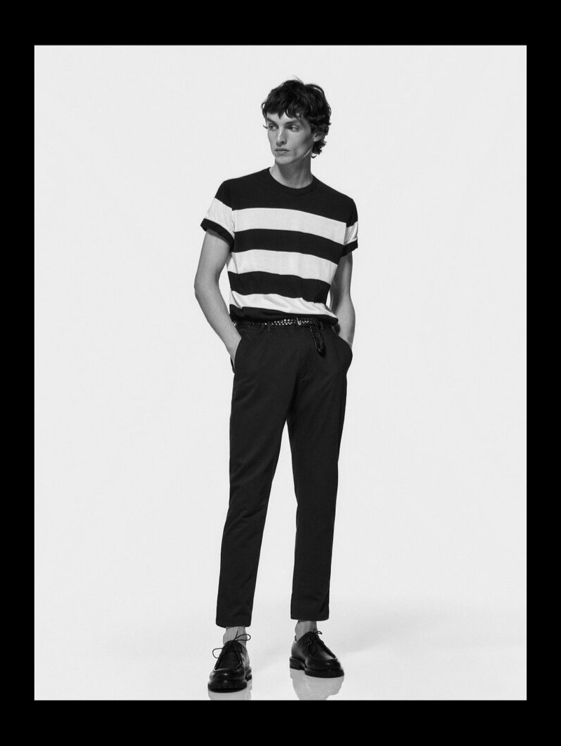 Massimo Dutti Men Striped T-shirt Lucas El Bali Model 2022 » Lucas El Bali Layers in Massimo Dutti Massimo Dutti Men Striped T-shirt Lucas El Bali Model 2022
