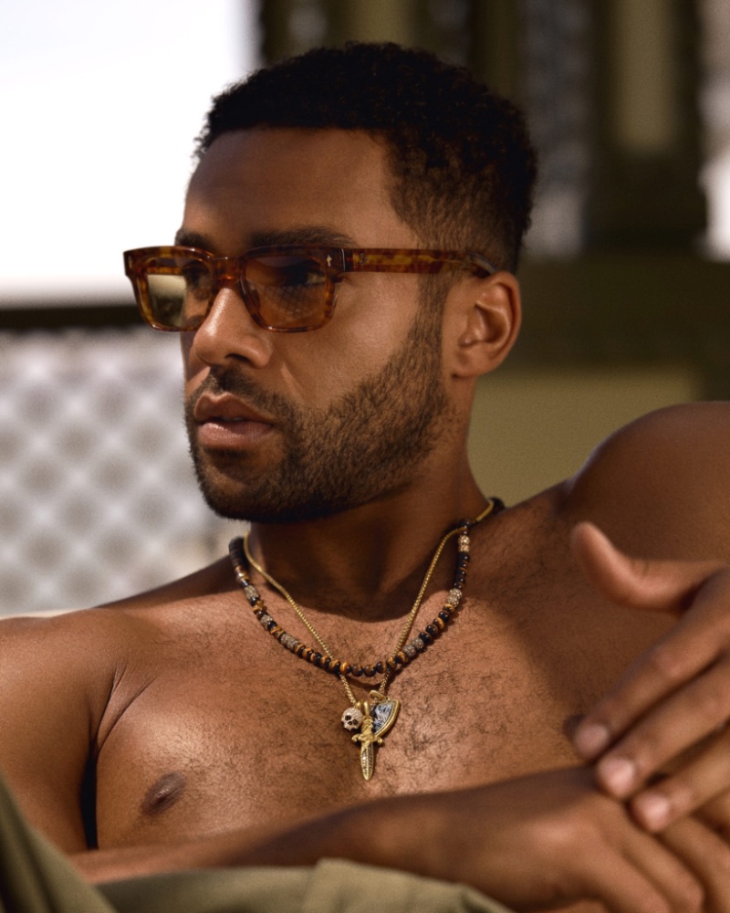 Lucien Laviscount Necklaces David Yurman 2022 Campaign