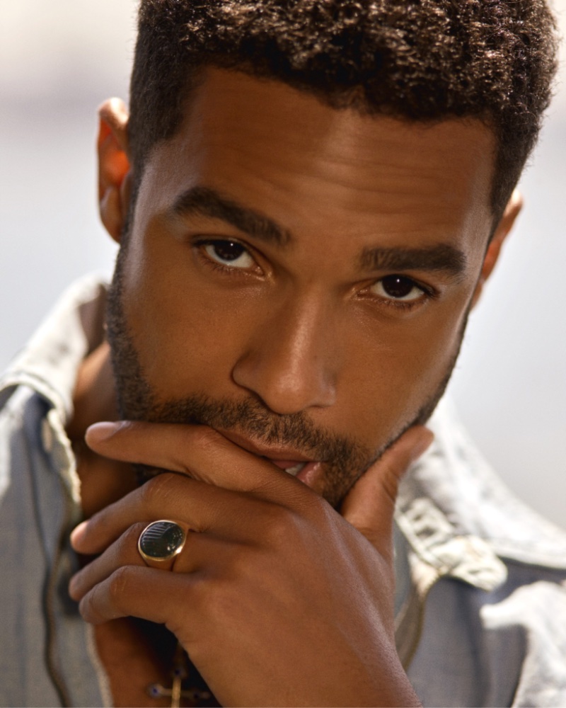 Lucien Laviscount Ring David Yurman 2022 Campaign