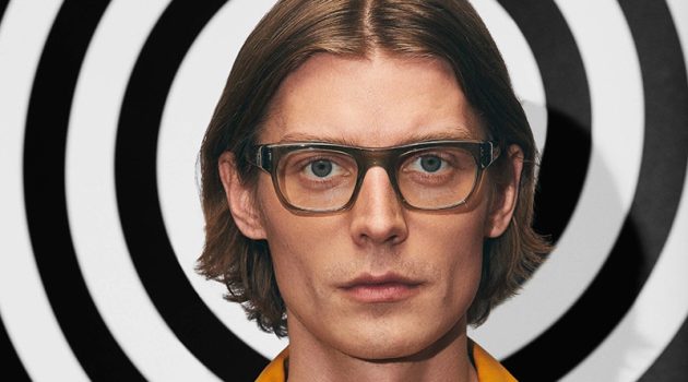 Janis Ancens Model MOSCOT Nudnik Glasses Campaign Fall Winter 2022