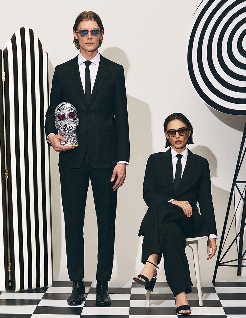 Janis Ancens Stella Trapsh Model Couple MOSCOT Fall Winter 2022 Campaign