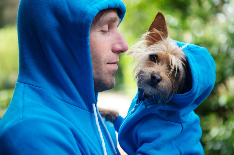 Man Dog Hoodies