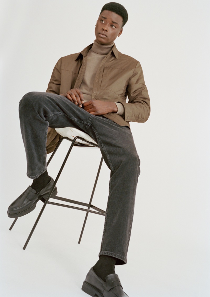 Mango Campaign Men Fall 2022 Babacar N'Doye Model