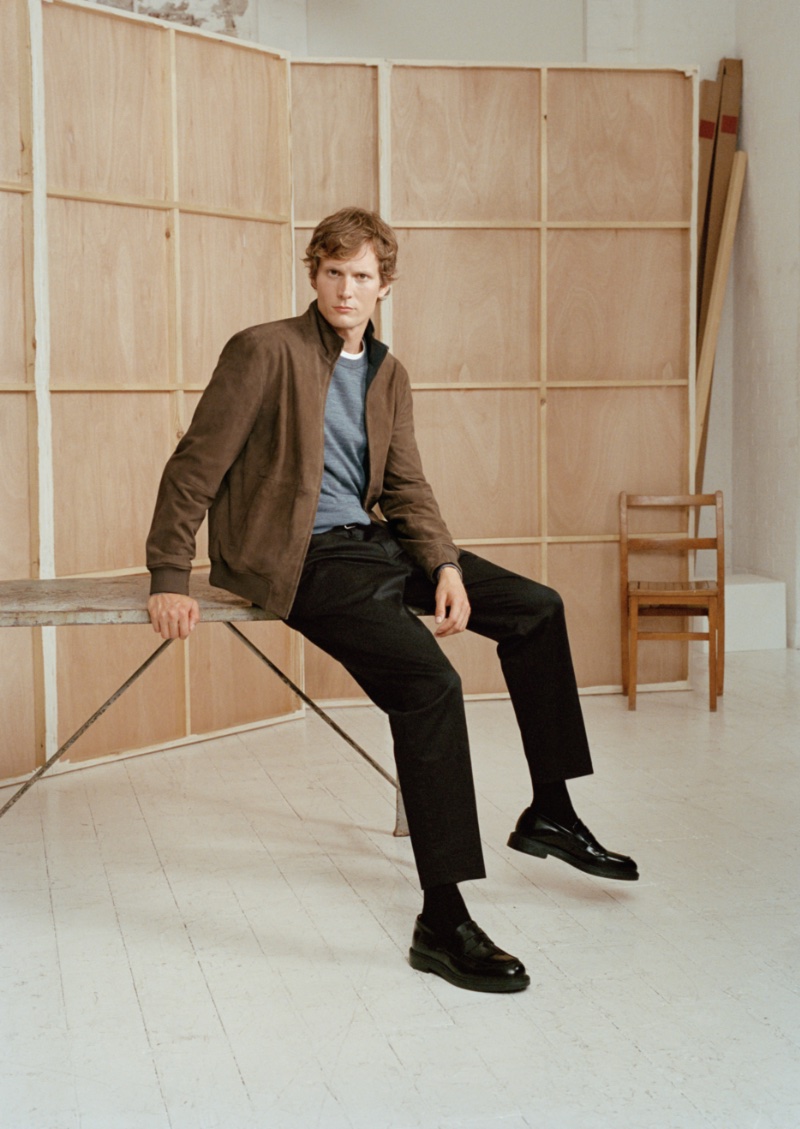 Felix Gesnouin Model Mango Campaign Men Fall 2022