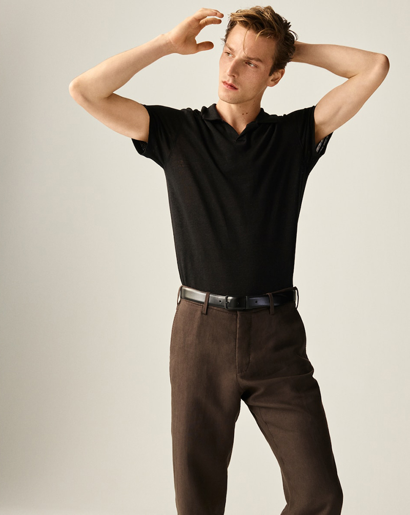 Quentin Demeester Models Light Style for Massimo Dutti