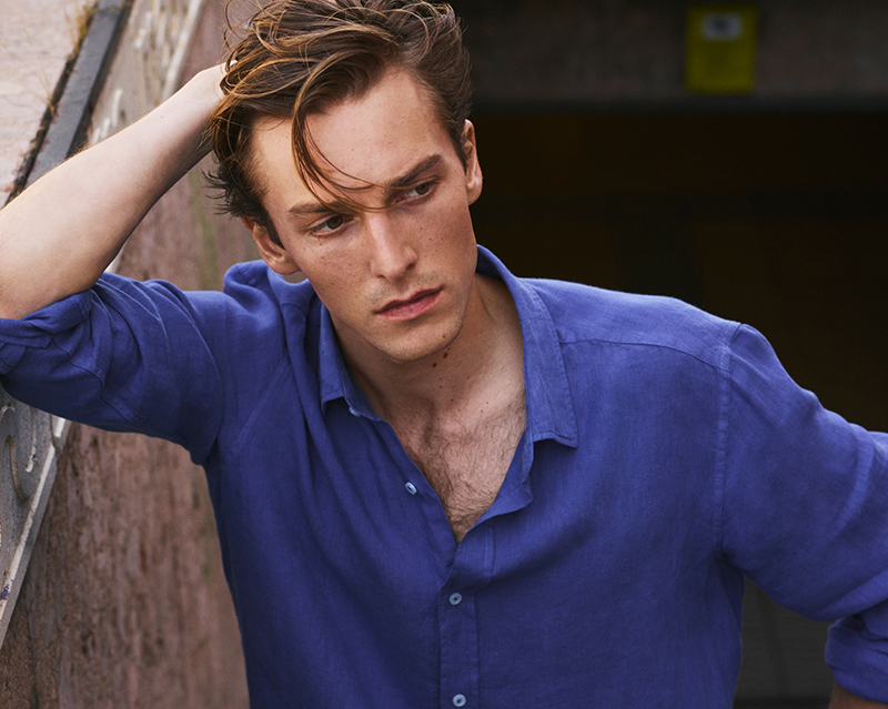Quentin Demeester Models Light Style for Massimo Dutti