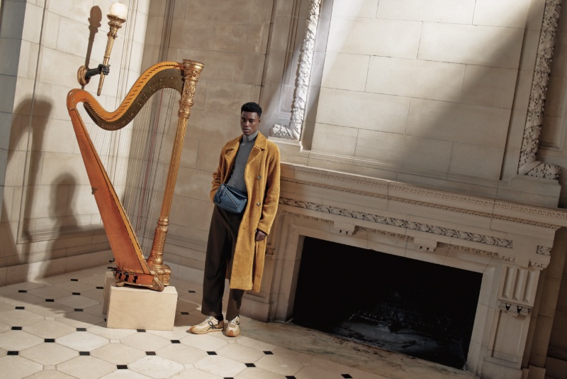 Neiman Marcus Campaign Men Fall 2022 Loewe Babacar N'Doye Model