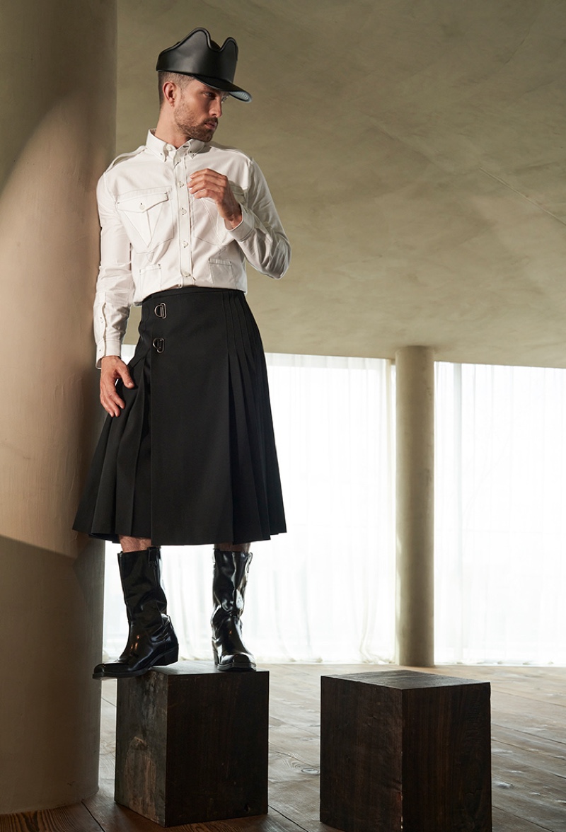 » Tobias Models Head-turning Looks for The Rakish Gent Tobias Sorensen Model 2022 Editorial The Rakish Gent 002