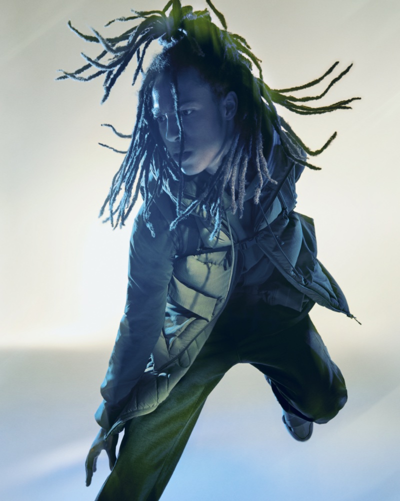 Y-3 Campaign Fall 2022 Men Model Kobi Ajavon Baron Cohen