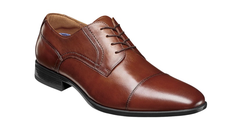 Cap toe oxford in cognac from Florsheim