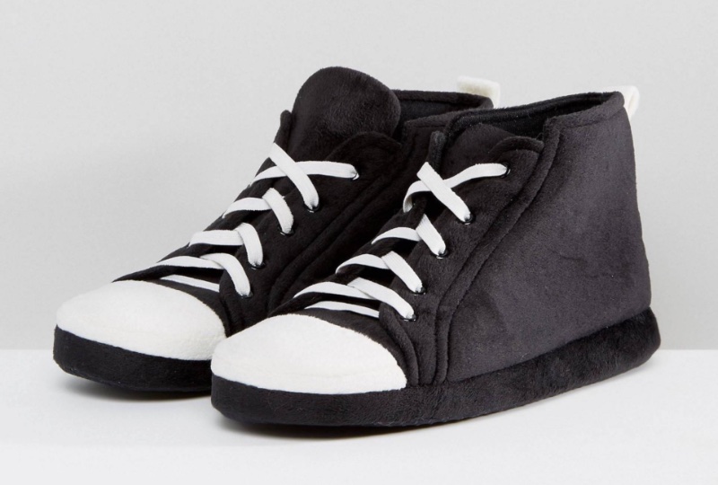 Mens high top on sale house slippers