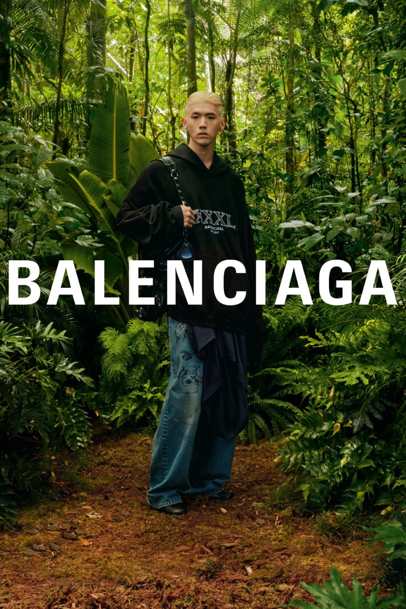Balenciaga Campaign Fall 2022 Men Big Matthew Hoodie Baggy Jeans