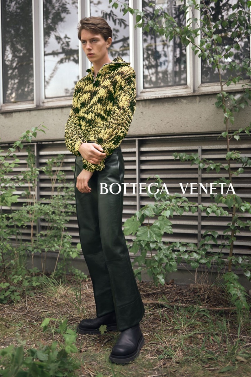 Bottega Veneta Men Campaign Fall 2022 Silas de Maat Model