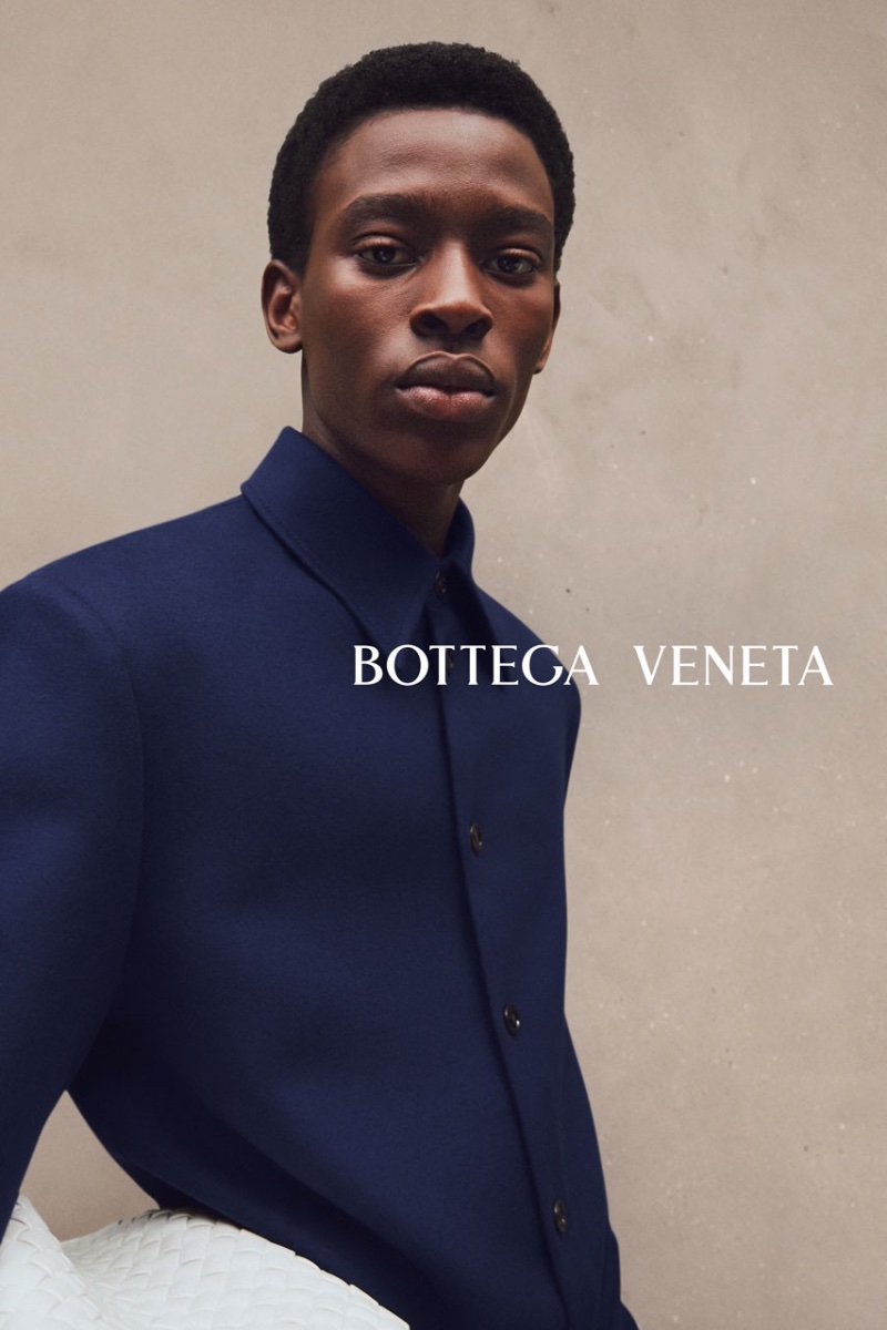 Bottega Veneta Men Campaign Fall 2022 Adamu Bulus Model » Bottega Veneta Evokes Timeless Luxury Bottega Veneta Men Campaign Fall 2022 Adamu Bulus Model