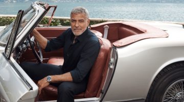 George Clooney OMEGA Speedmaster '57 Timepiece Campaign 2022