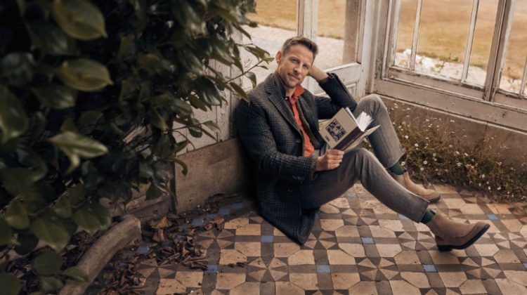 Jenson Button Hackett London Campaign Fall 2022