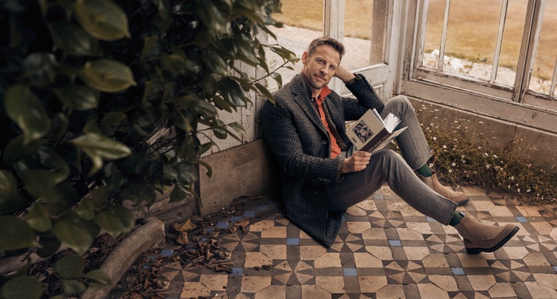 Jenson Button Hackett London Campaign Fall 2022