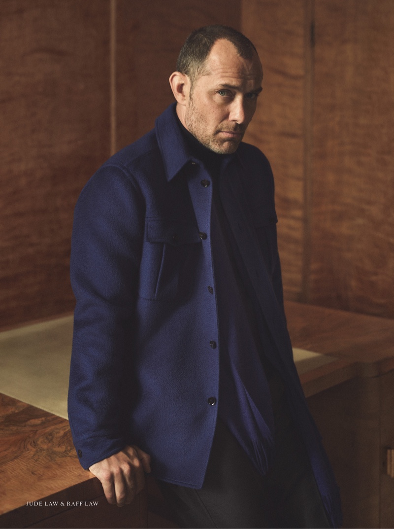 Jude Law Brioni Campaign Fall 2022