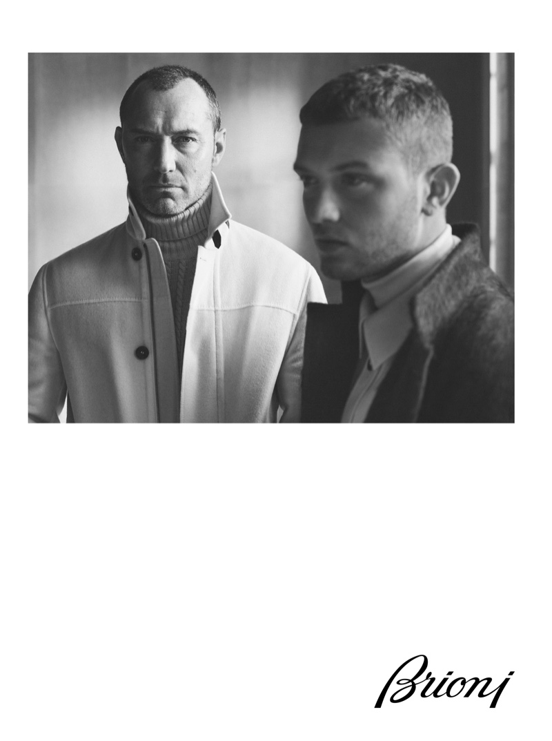 Jude Law Raff Law Brioni Campaign Fall Winter 2022