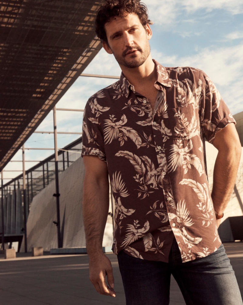 Just Jeans Sam Webb Model Resort Style Shirt