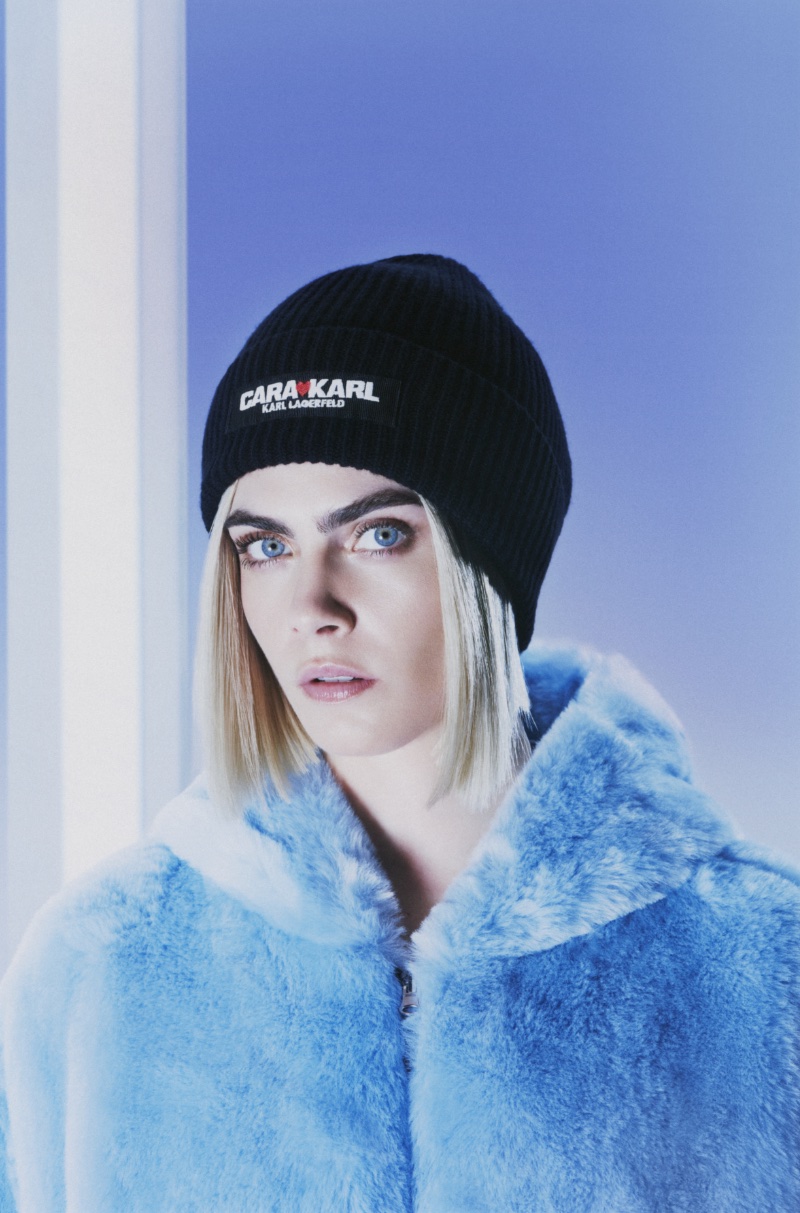 Supermodel Cara Delevingne Karl Lagerfeld Cara Loves Karl Campaign Karl Lagerfeld 2022