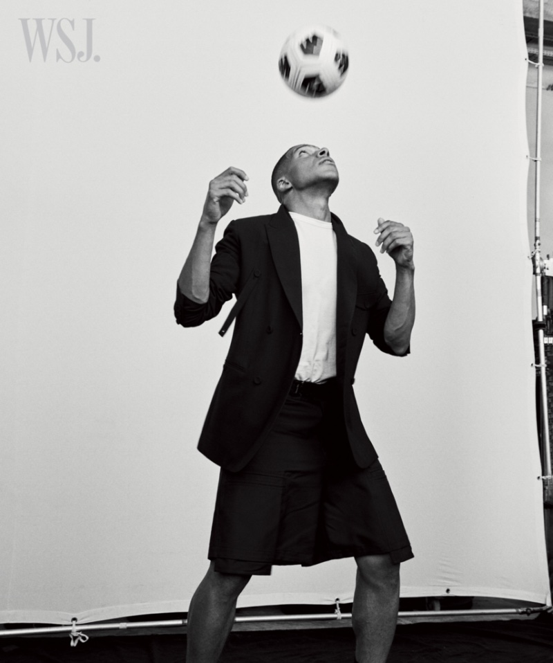 Kylian Mbappé Soccer Ball 2022 WSJ. Magazine