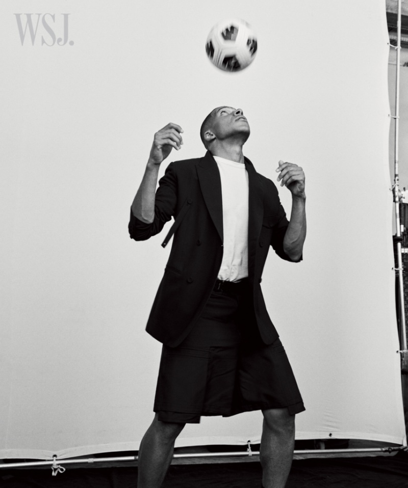 Kylian Mbappé Soccer Ball 2022 WSJ. Magazine » Kylian Mbappé Covers WSJ. Magazine, Wears Dior Men Kylian Mbappé Soccer Ball 2022 WSJ. Magazine