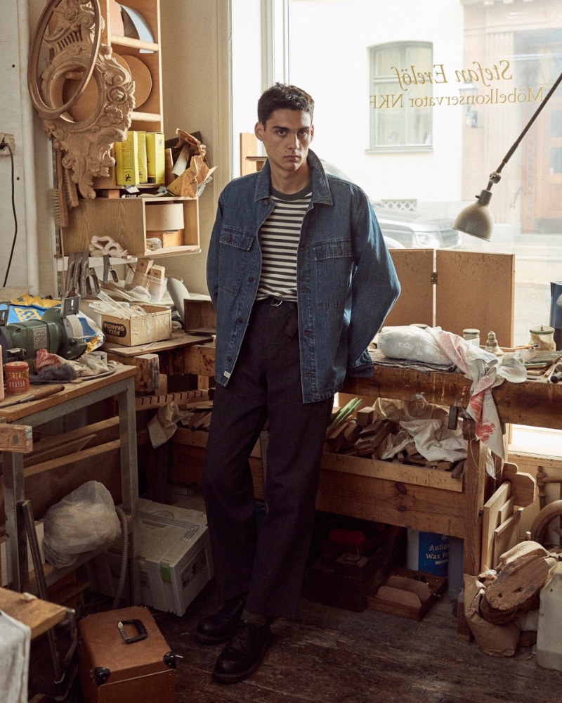 Madewell Men Campaign Fall 2022 Ludwig Wilsdorff Model Denim