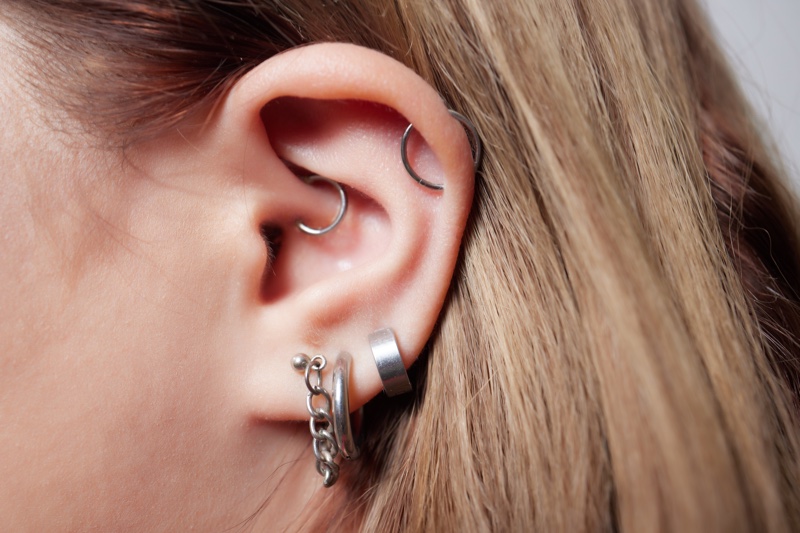 Multiple Piercings Stacked Earrings