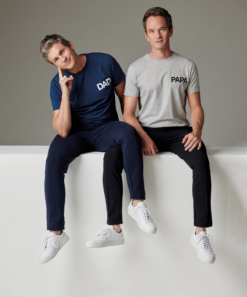 Neil Patrick Harris David Burtka 2022 Ron Dorff Campaign PAPA DAD T-shirts » Neil Patrick Harris Collabs with Ron Dorff Neil Patrick Harris David Burtka 2022 Ron Dorff Campaign PAPA DAD T-shirts