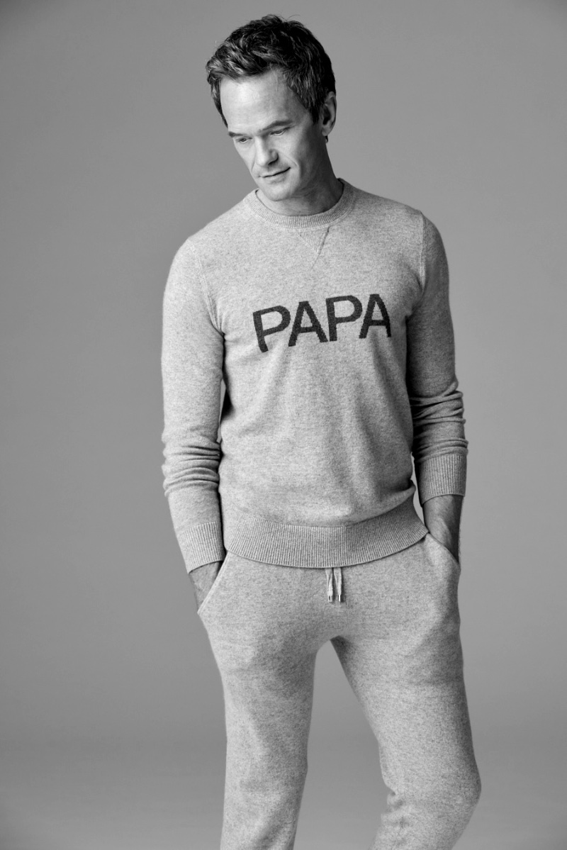 Cashmere PAPA Sweatshirt Ron Dorff x Neil Patrick Harris Collection 2022 » Neil Patrick Harris Collabs with Ron Dorff Cashmere PAPA Sweatshirt Ron Dorff x Neil Patrick Harris Collection 2022