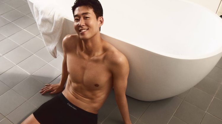 Son Heung-Min Underwear Calvin Klein Campaign 2022