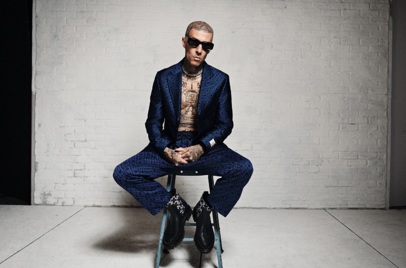 Tommy Hilfiger Campaign Men Fall 2022 Travis Barker » Tommy Factory: Travis Barker, Jon Batiste + More Front Tommy Hilfiger Campaign Tommy Hilfiger Campaign Men Fall 2022 Travis Barker