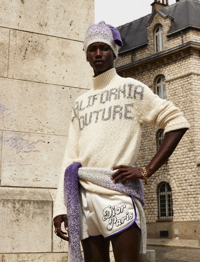 Dior Men Spring 2023 VMAN Editorial Douta Sidibe Model