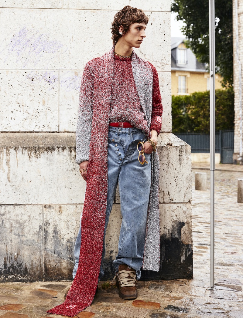 VMAN Dior Men Spring 2023 Editorial Saul Symon Model » Dior Men's California Couture Takes the Spotlight for VMAN VMAN Dior Men Spring 2023 Editorial Saul Symon Model