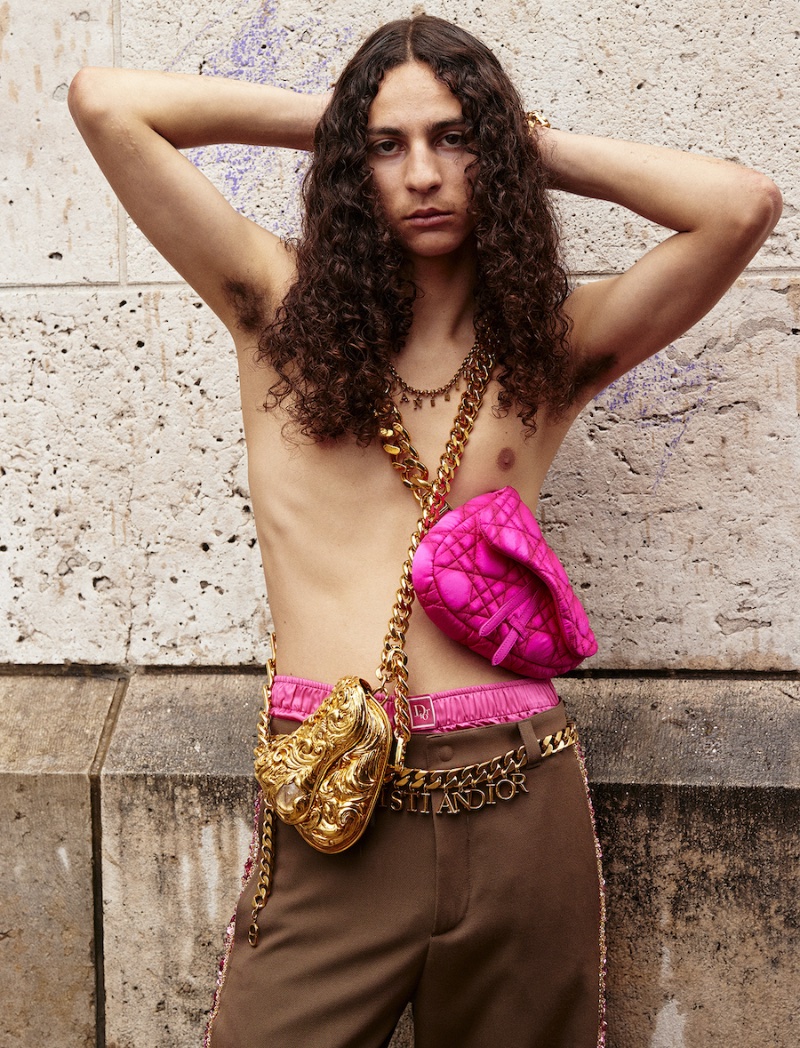 Dior Men Spring 2023 VMAN Editorial Rayan Mazuel Model » Dior Men's California Couture Takes the Spotlight for VMAN Dior Men Spring 2023 VMAN Editorial Rayan Mazuel Model