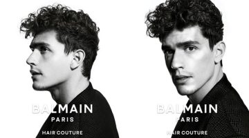 Balmain Hair Couture Campaign Fall 2022 Xavier Serrano Model Curly Hair