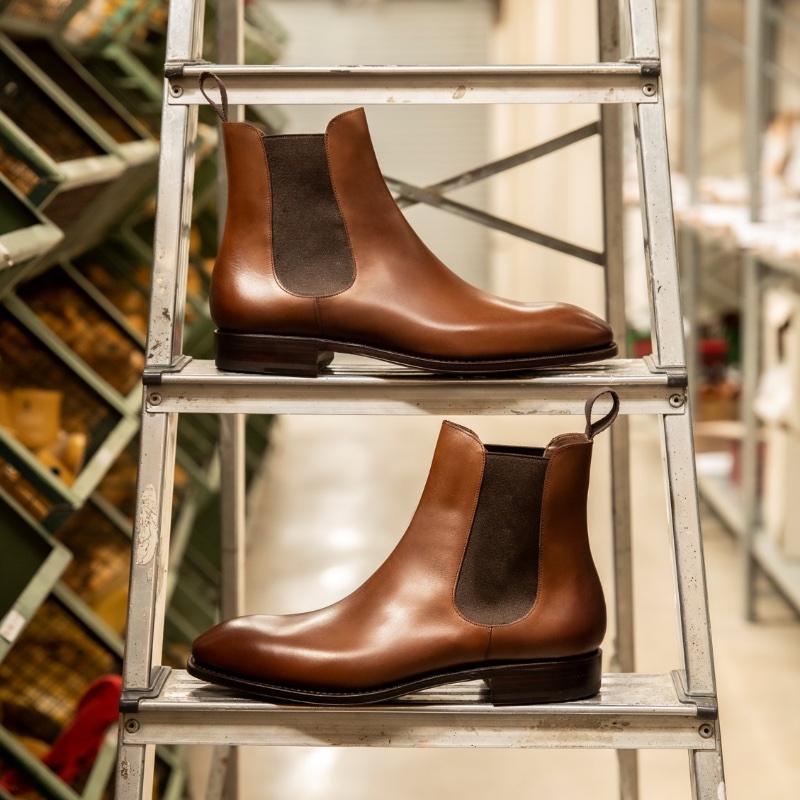 Carmina Leather Chelsea Boots Ladder