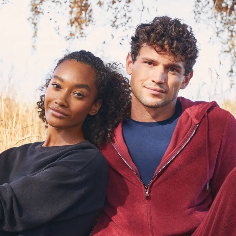 » Edward & Giacomo Relax in Derek Rose Derek Rose London Fall 2022 001
