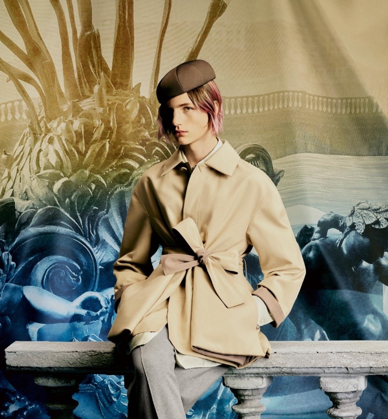 Dior Men Campaign Winter 2022 Indiana Van't Slot Model » Dior Men Captures a Parisian Flair with Winter Campaign Dior Men Campaign Winter 2022 Indiana Van't Slot Model