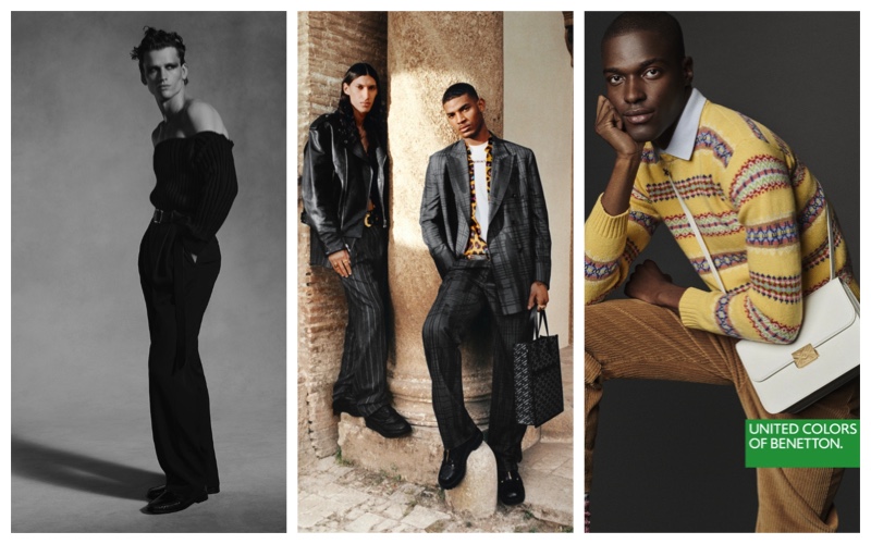 Week in Review: Simon Nessman for VMAN, Sofiane Belaasri and Reece Nelson for Versace fall-winter 2022 campaign, Terry F. for United Colors of Benetton campaign.