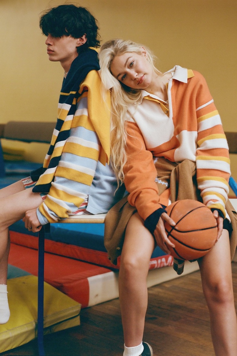Gigi Hadid Guest In Residence Varsity Funk Collection 2022 Oisin Griffin Barr Model