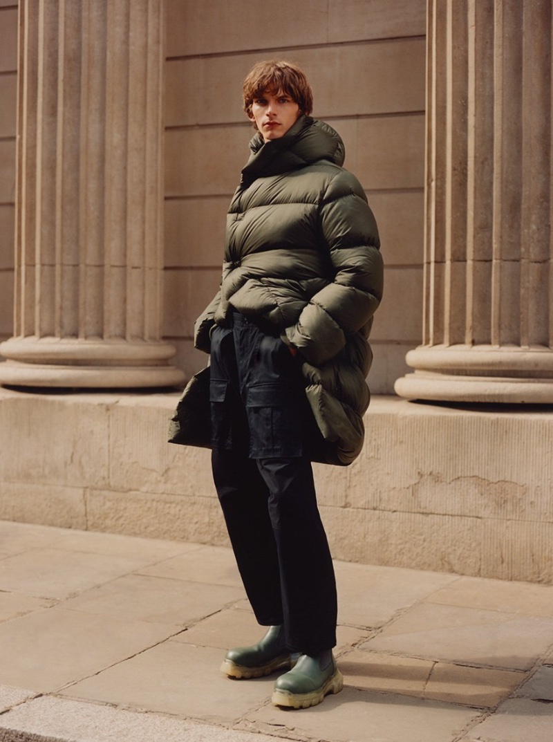 Harrods Men's Outerwear 2022 Erik van Gils Model Puffer Coat » Harrods Proposes 3 Key Coat Styles Harrods Men's Outerwear 2022 Erik van Gils Model Puffer Coat