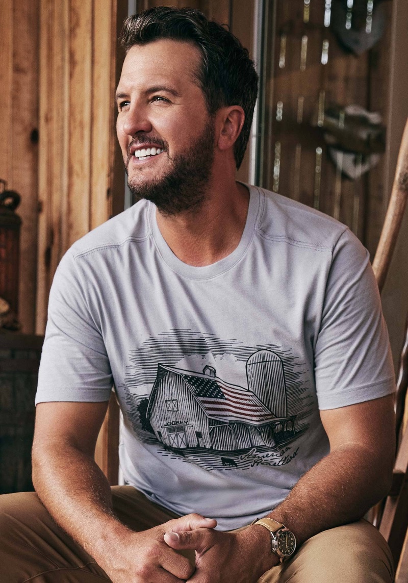 Luke Bryan Jockey Outdoors Collection 2022 Gray Graphic T-shirt » Luke Bryan & Jockey Partner for Outdoors Collection Luke Bryan Jockey Outdoors Collection 2022 Gray Graphic T-shirt