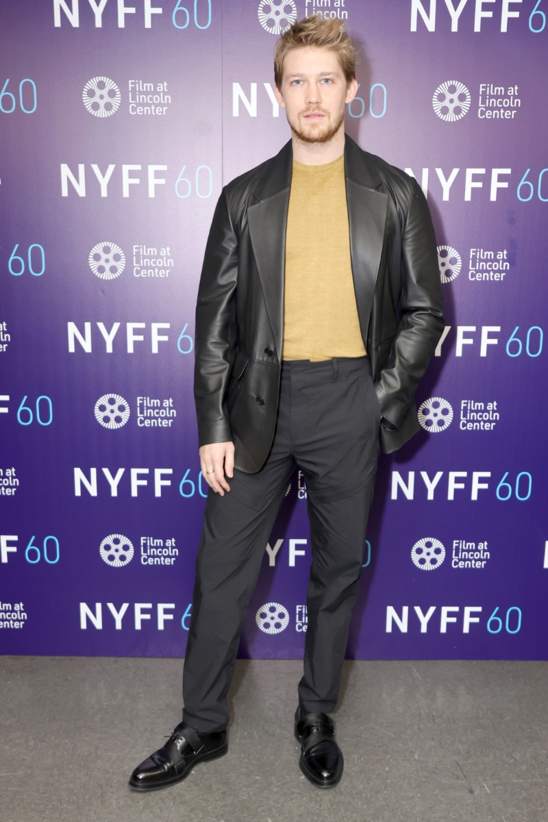 Joe Alwyn 2022 Dunhill New York Film Festival Leather Jacket » Style Watch: Shawn Mendes, Harry Styles & Joe Alwyn Joe Alwyn 2022 Dunhill New York Film Festival Leather Jacket