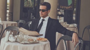 Lucas Bravo Embraces His Inner Cinephile for Persol Campaign Lucas Bravo Suit Persol Eyewear Campaign Fall Winter 2022