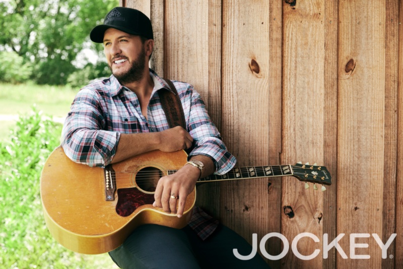 Luke Bryan Jockey Outdoors Collection 2022 Guitar Plaid Shirt » Luke Bryan & Jockey Partner for Outdoors Collection Luke Bryan Jockey Outdoors Collection 2022 Guitar Plaid Shirt